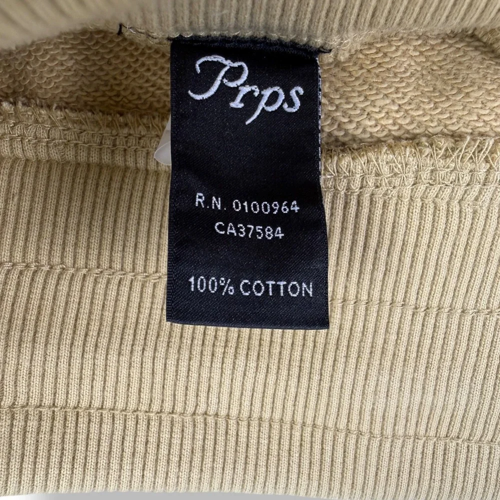 Prps Mens Camo Jogger Pants Beige Green Brown Cotton Streetwear E00P606‎ Size L